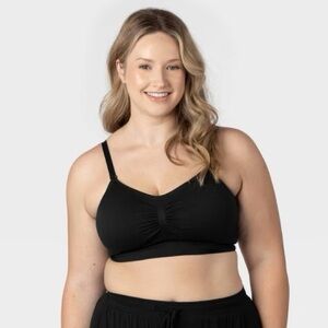 Kindred Bravely | NWT Black Nursing Bra Hands-Free Pumping Loungewear Sleeping M